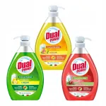 Dual Power tsitrus-, aloe- ja sidrunil&otilde;hnaline n&otilde;udepesuvahend, 3 x 1 l