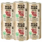 Konservtoit koertele WILD FARM Pate lambalihaga, gluteenivaba, 6 x 800 g