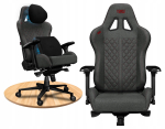 Ergonoomiline kontoritool YUMISU 2050, hall, magnetdetailidega