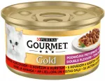 M&auml;rgtoit kassidele Gourmet Gold veise- ja kanalihaga, 85 g