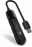 USB jagaja Connect IT, USB-A, USB 3.0, must, v&auml;line