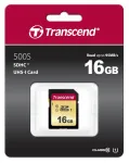 TRANSCEND 500S SD m&auml;lukaart 16 GB SDHC 95MB/s UHS-I U1 Klassi 10