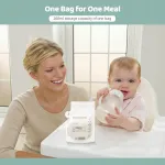 &Uuml;hekordsed BEBEBAO emapiima s&auml;ilituskotid, 200 ml, KU