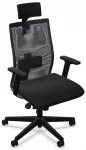 Ergonoomiline kontoritool INTRATA O13 HRUA FST, must