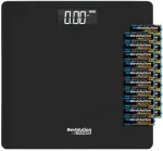 Elektroonilised vannitoa kaalud, mustad, 180 kg, AAA patareid, 20 tk