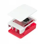 Raspberry Pi 5 korpus, valge-punane