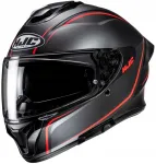 HJC C71 Quez mootorratturi kiiver, must/punane, suurus M