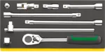 1/2" k&auml;iguga t&ouml;&ouml;riistade komplekt, 9 osa TCS 1/3 STAHLWILLE