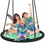 Laste kiik GARDEN SWING 120 cm, roheline, &bdquo;Stork Nest&ldquo;