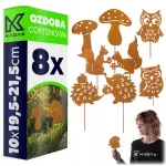 Aia dekoratsioon LAS CORTEN 21,5 cm roostes corten terasest