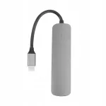 Kaasaskantav USB Type-C 5-pesaline adapter arvutitele ja mobiilseadmetele