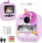 Laste digitaalne kaamera Pink Unicorn