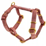 Koera rinnarihm Pupparisian, sametine, telliseroosa, XS