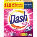 DASH COLOR FRISCHE pesupulber v&auml;rvilistele riietele, 5,5 kg, 110 pesukorda, Saksamaa