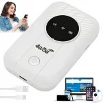 4G mobiilne WiFi reitmik, 2100 mAh aku, toetab kuni 10 seadet, valge