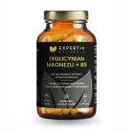 Toidulisand MAGNESIUM DIGLYCINATE + B6, 90 kapslit, Expertia Naturals