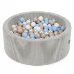 Laste m&auml;ngubassein Kiddymoon 200 palliga, 90x30 cm, veluurist