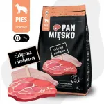 Kuiv koeratoit Pan Mięsko, suurtele t&otilde;ugudele, vasikaliha, kalkuniliha, k&ouml;&ouml;giviljad, 9 kg