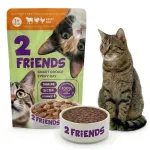 2 Friends m&auml;rg kassitoit 81% lihaga, t&uuml;kid kastmes, 85 g