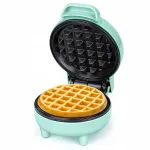 Vahvli-ahjuplaat SNAILAR Mini 550W mittetoksilise kattega, roheline