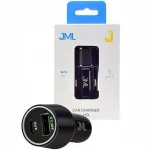 JML CC-105 auto laadija, 2x USB, 1.5A, 36W, PD, QC 3.0, USB-A, USB-C
