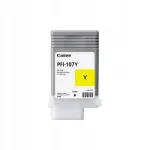 Canon PFI-107Y tint, kollane, 130 ml, originaal