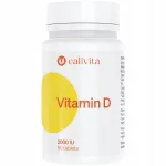 Vitamiinid Calivita D-vitamiin 2000 IU 60 tabletti
