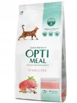 OPTIMEAL steriliseeritud kassidele kuivtoit, 10 kg, veise- ja sorghumiga