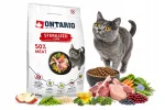 Kastreeritud kasside toit lambalihaga ONTARIO, 0,4 kg