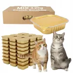 Cat Flavours m&auml;rg kassitoit erinevate maitsete pa&scaron;tetid, 32 x 100 g