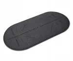 TCHIBO spordimatt, 60x122x1 cm, must