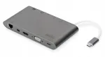 DIGITUS USB-C dokijaam 11 liidest, topelt 4K monitor, PD 2.0
