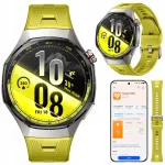 Nutitelefon Huawei Watch GT 7 Pro 46 mm, kollane, titaanist korpus, safiirklaas, NFC, AMOLED