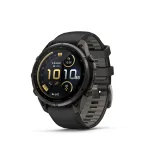 Nutitelefon Garmin fenix 9 Pro inReach 47 mm, titaan, hall (DLC), musta rihmaga