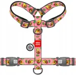 WAUDOG nailonist roosad banaanidega koera rakmed, suurus S, 15 mm, 30&ndash;45 cm