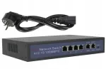 L&uuml;liti 4 PoE porti (kuni 250 m) ja 2 uplink porti