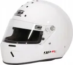 Kinnine motorratturi kiiver OMP GP-R K my2022, valge, S suurus