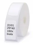 Iseliimuvad kleebised NIIMBOT D101, 20x40 mm, 160 tk