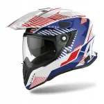 AIROH COMMANDER BOOST krossi ATV kiiver, valge/sinine, XL