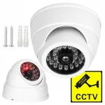 Imitatsioon CCTV valveme kaamera infrapuna vilkuva LED pirniga, patareidega t&ouml;&ouml;tab