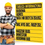 Ehitusinfo tahvel 50x70