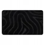 Vannitoa vaip 60x100 WAVES must, libisemiskindel #KPL263