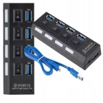 Ruffberg HB1 USB jagaja, 4 &times; USB 3.0 liidest, kaitsega