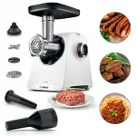 Lihaveski Bosch Series 6 MFWS607W, 2100 W, tagasik&auml;ik, 8-suurusega ava