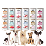 Brit Care Mono Protein m&auml;rgtoit koertele, erinevad maitsed, 12 x 400 g