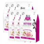 Kuiv kassipoegade toit Brit Care Cat teraviljavaba, kanaliha ja kalkunilihaga, 6 x 0,4 kg (2,4 kg)
