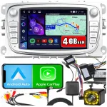 FORD MONDEO MK4, FOCUS MK2/MK3, GALAXY auto raadio CarPlay, WiFi, GPS-ga