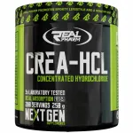 Kreatiin HCL REAL PHARM Crea-HCL 250g apelsinimaitsega, 200 portsjonit