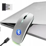 Traadita optiline RGB hiir, Bluetooth, micro USB, arvutile