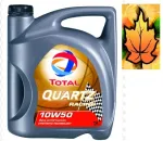 Total QUARTZ Racing 10W-50 mootori&otilde;li, 5 l